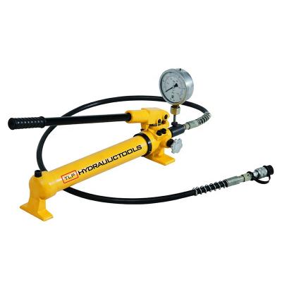 China HHB-700B Taizhou Hydraulic Compressor Hand Pump With 1.8 Meter Hydraulic Hose for sale