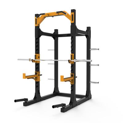 China Indoor Adjustable Barbell Weight Lifting Squat Trainer Power Rack Gym for sale