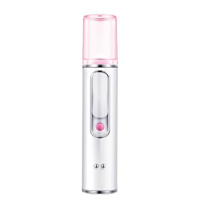 China Mini Face Mist Handy Sprayer Nourishing Portable Nano Facial Massager With Atomization Eyelash Extensions Cool Facial Steamer for sale