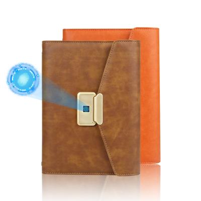 China With Fingerprint Lock Custom Notepads Wholesale Smart Planner Fingerprint Notebook With Lock for sale