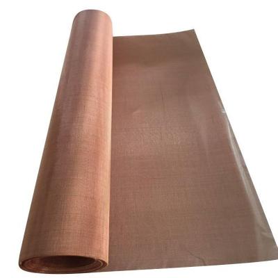 China Rust resistant and saline resistant. emf blocking copper wiring mesh stainless steel wire copper mesh 74 micron fine copper mesh for sale