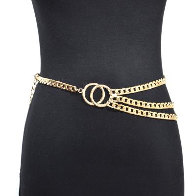 China Fashion Gold Girl Lady Body Metal Belly Chain Belt for sale