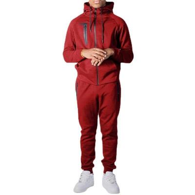 China Wholesale-selling men's casual sportswear solid color fashion breathable sportswear best washable without deformation training wear for sale