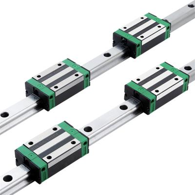 China 100% Interchangeable Linear Guides Stainless Steel Linear Guide Rail With Blocks Supporting Linear Guide Module for sale