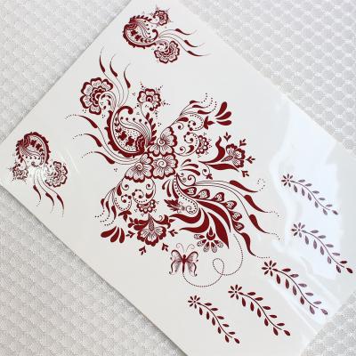 China Top Selling OEM Brown Temporary Smart Body Tattoo Sticker Temporary Art Tattoo Top Selling High Quality Sticker for sale