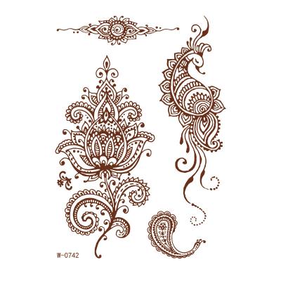 China Temporary Smart Sticker Henna Sticker Tattoo Stencils for sale