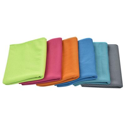 China Custom Towel Gym Kids Safe Sports For Running Yoga Cold Towel Sweat Cooling Absorbing Face Towel for sale