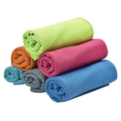 China Child Safe Custom Logo Printed Microfiber Ice Towel Sports Towels Quick Dry Cooling Gym for sale