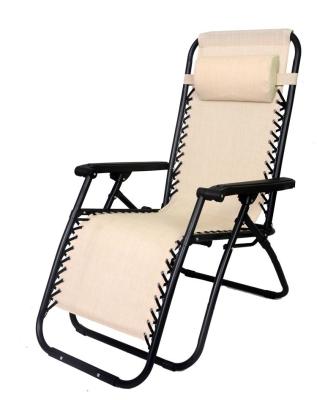 Chine High Quality Outdoor Teslin Recliner Zero Gravity Folding Chair Modern Furniture à vendre