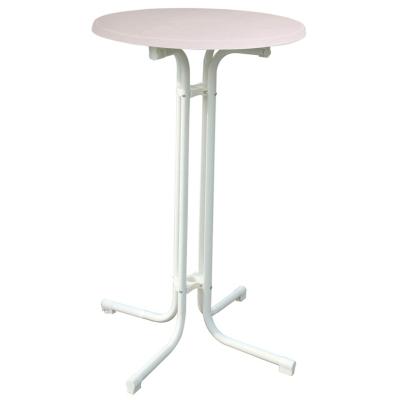 China Wholesale Folding MDF High Bar Tables Round Commercial Bistro Tables for sale