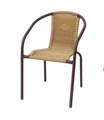 China Moden Design Leisure Outdoor Garden Chair Woven Rattan Coffee shop Furniture for sale