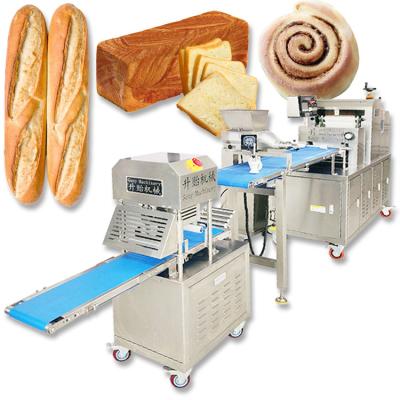 China Seny Maker Full Automatic Multifunctional Toast Baguette Cinnamon Bread Roll Making Machine for sale