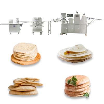 China Factory State of New and Type Pita Bread Bakery Snacks Machine Puff Pastry Making Machine for sale