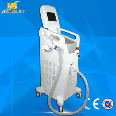 China Dual-chill tip 808 diode laser, one laser handle with 3 interchangeable spot size for sale