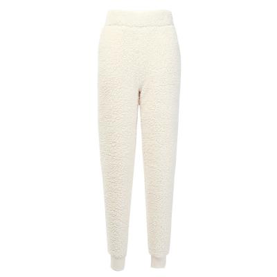 China Anti-wrinkle Europe and the United States new autumn winter color street lamb wool sports pure foot pants casual pants for sale