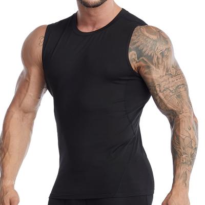 China Custom KD Anti-Shrink Sports Training Suit Plus Size Bodybuilding Sporty Cotton Plus Size Fitness Men's Gym Sports Tank Top for sale