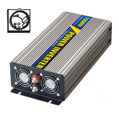 China EU Socket LED Display 1500W True Sine Wave Inverter for sale