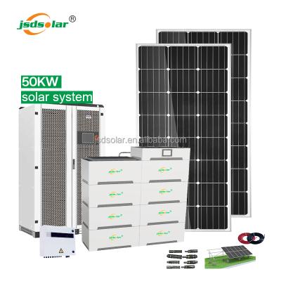 China JSDSOLAR 30KW industrial hybrid solar power system for school for sale