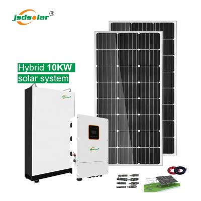 China 8KW 120V USA Home Hybrid Solar Power System 8 KW Lithium Hybrid Solar System For USA Market for sale