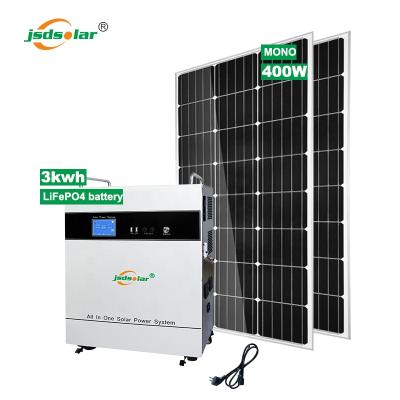 China Hot Selling 3000w Solar Power System Home All In One Kit For Outdoor For Home for sale