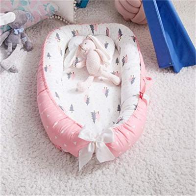 China Modern Baby Nest Portable Super Soft 100% Cotton And Breathable Newborn Baby Sofa Perfect For Co-sleeping for sale