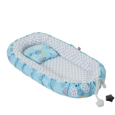 China Modern Baby Sofa Portable Super Soft 100% Cotton and Breathable Newborn Sofa Baby Nest, Perfect for Co-sleep for sale