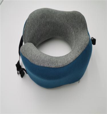 China New Sustainable Folding Travel Neck Rest Pillow Memory Foam Travel Pillow for sale