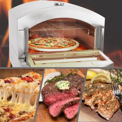 China Modern Professional Double Layer Oven Propane Gas Outside Portable Pizza Oven Machine Toaster Home Outdoor Propane Baking Toaster for sale