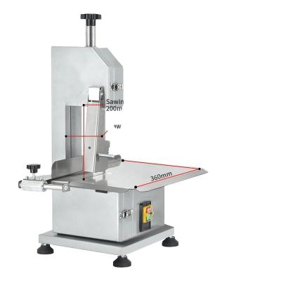 China High Efficiency 110V/220V 850W Household Electric Bone Cutting Machine Automatic Frozen Commercial Desktop Bone Sawing Meat Cutting Machine for sale