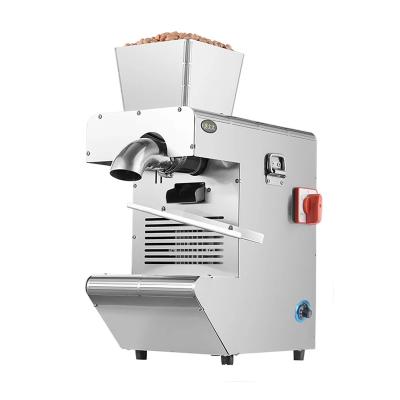 China FTT-113 oil production 220V/1000W oil press stainless steel hot and cold tabletop commercial fryer peanut sesame oil press oil residue separator for sale