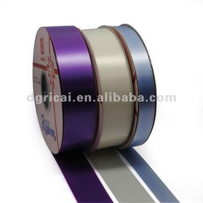 China Floral Plastic Ribbon Roll , Gift Wrapping Tape for sale