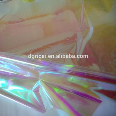 China PET Moisture-Proof Transparent Color Iridescent Decorative Film For Packaging for sale