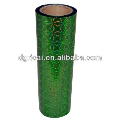 China Bopp moisture proof metallized holographic film for sale