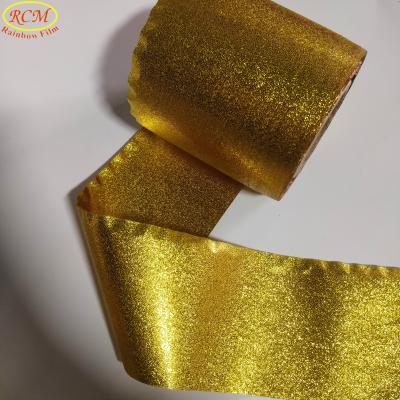 China Water Soluble Embossed Film Metallic Gold For Gift Wrapping for sale