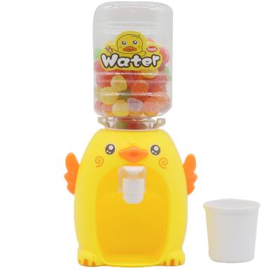 China Mini Duck Full Size Water Dispenser Toy Candy Duck Gummy Candy for sale