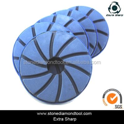 China Granite Countertops Snail Lock Polishing Pad For Granite Countertops / 50 Grit Granite Polishing Pads for sale