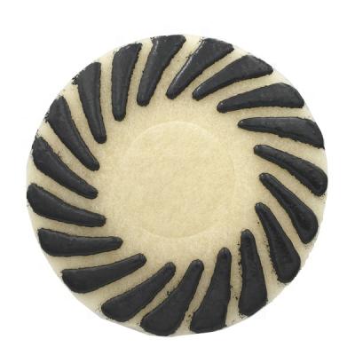 China 17 Inch Diamond Shiny Pads Large Size Marble Floor Polishing Sponge Pads for sale