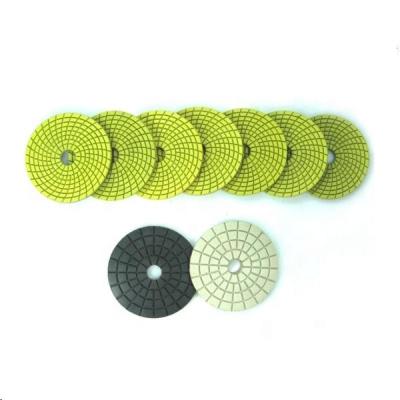 China Grinding and polishing concrete with buff abrasive wet polishing pads for sale