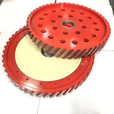 China Aggressive Stone 14inch Segment Grinding DIAMOND MILLING WHEEL for sale