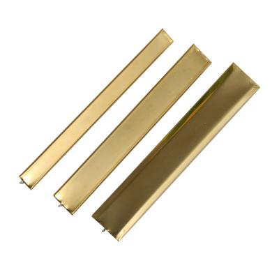 China Modern Customized T Shape Stainless Steel Tile Trim For Floor And Wall Decoration for sale