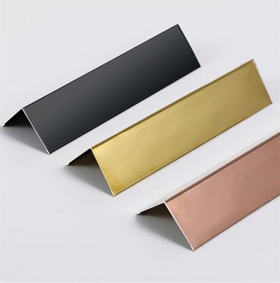 China Stainless Steel Profile Corner Edge Tile Light Luxury Luxury Perfect Trim for sale