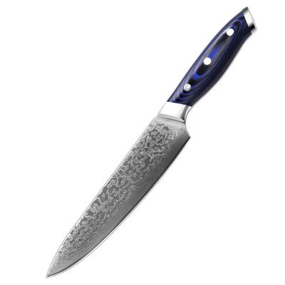 China 2021 VG10 Damascus Steel Chef's Knife Sushi Sashimi Cooking Knife Household Knives for sale