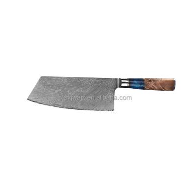 China OEM Viable Wholesale 7 Inch Damascus Steel Knife Kitchen Knife High Hardness Nakiri Knife for sale