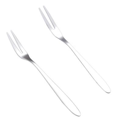 China 2021 viable wholesale creative stainless steel fork gift fruit fork for sale