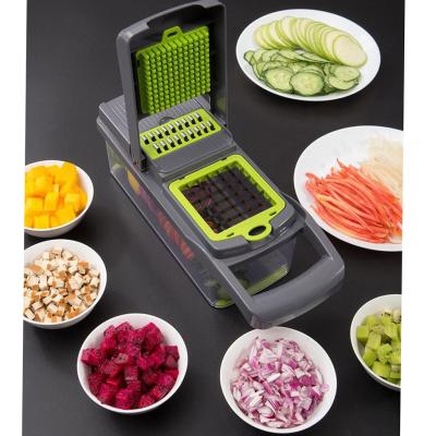 China 2021 Viable Hot Selling Best Kitchen Multifunctional Vegetable Chopper Manual Vegetable Chopper Slicer for sale