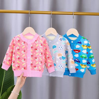 China New Children's Clothing Children's Breathable Coat Baby Cardigan Boys And Girls Sweaters for sale