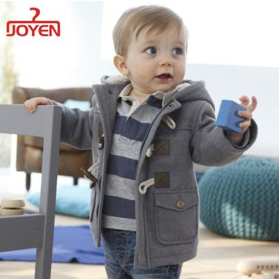 China 2021 Winter New Children's Clothing Trade European Wearable And American Style Boy Horn Loop Fleece Outdoor Jackets 0-5 Years Old for sale