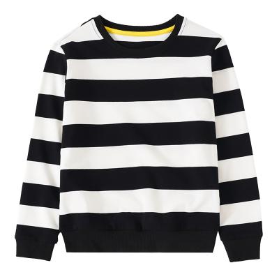 China 2021 New Spring Wide-striped Children's Breathable Sweater, Korean Style New Children's Sweater for sale