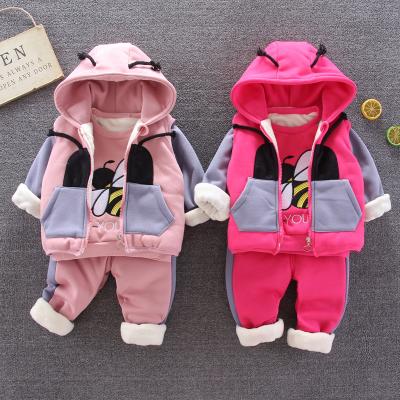 China Spandex/Cotton Children's Clothing Winter New Children's Clothing Baby Boys' Long Sleeve Set for sale