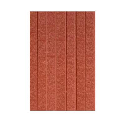 China Modern Factory Direct Wholesale Wallboard Corrugated Standard Brick Pattern Metal Carved Board for sale